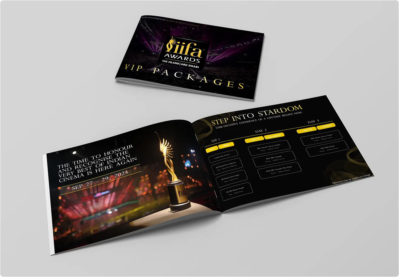 IIFA Awards VIP Packages brochure
